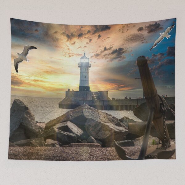 Item preview, Duluth Harbor North Breakwater Lighthouse designed and sold by Gypsykiss.