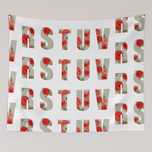 Item preview, Letras R S T U V designed and sold by Anna Fakhrutdinova.