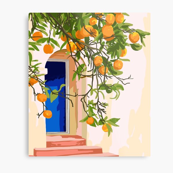 Wherever you go, go with all your heart #painting #illustration Metal Print