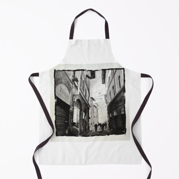 Item preview, Duomo rising above city streets in Florence, Italy. designed and sold by rfoxphoto.