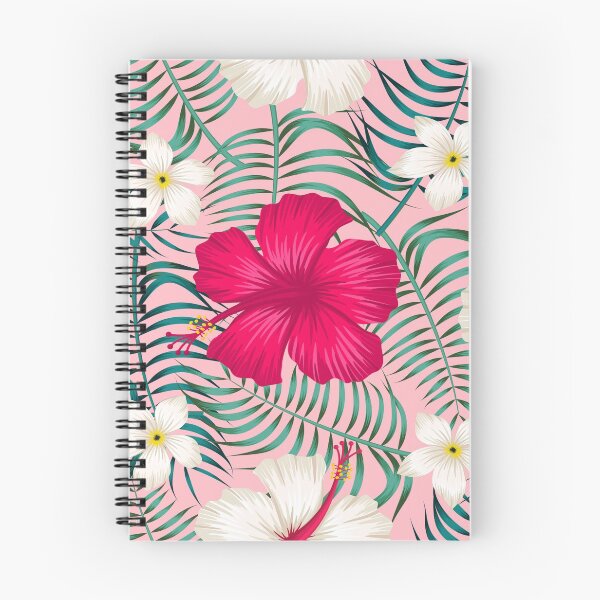 Item preview, Pink And White Hibiscus Flowers designed and sold by noirty.