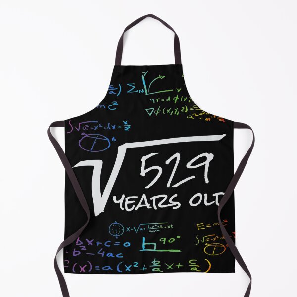Item preview, Funny 23th Birthday Math Design - Square Root of 529 : 23 Years Old designed and sold by Designamics.