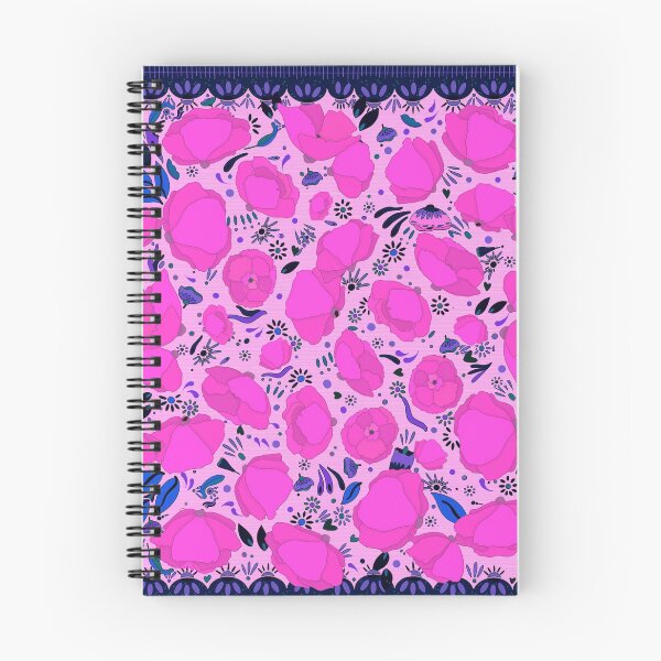 Item preview, Poppies confetti pink variation designed and sold by ANNABEL THOS.