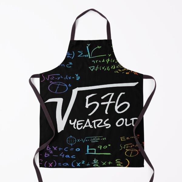Item preview, Funny 24th Birthday Math Design - Square Root of 576 : 24 Years Old designed and sold by Designamics.