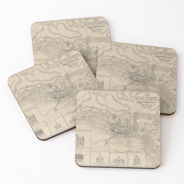 Item preview, Vintage Siege of Lyon France Map (1844) designed and sold by BravuraMedia.