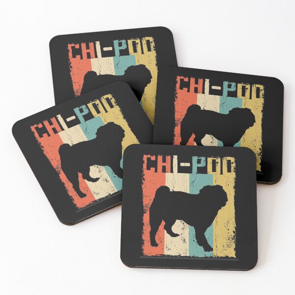 Item preview, chi-poo Vintage Retro Classis Dog Lover Gift designed and sold by rafaeltto.