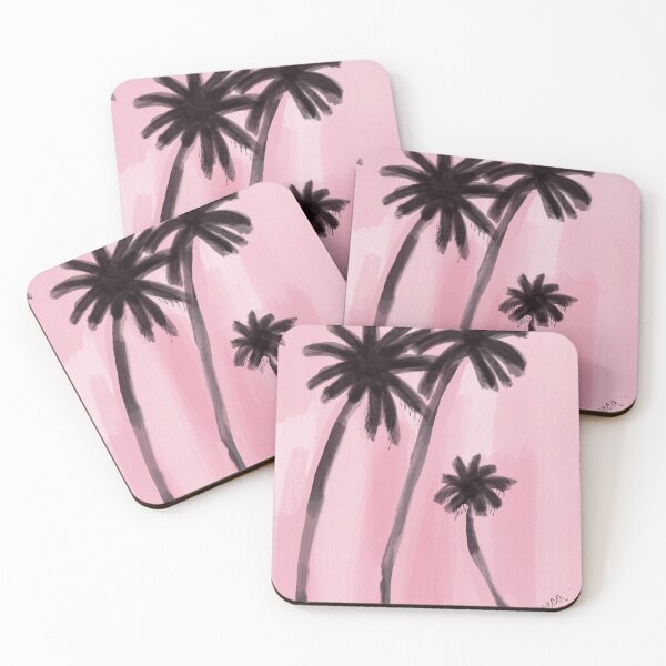 Item preview, Pink Sunset Palms  designed and sold by Rebeccartist.