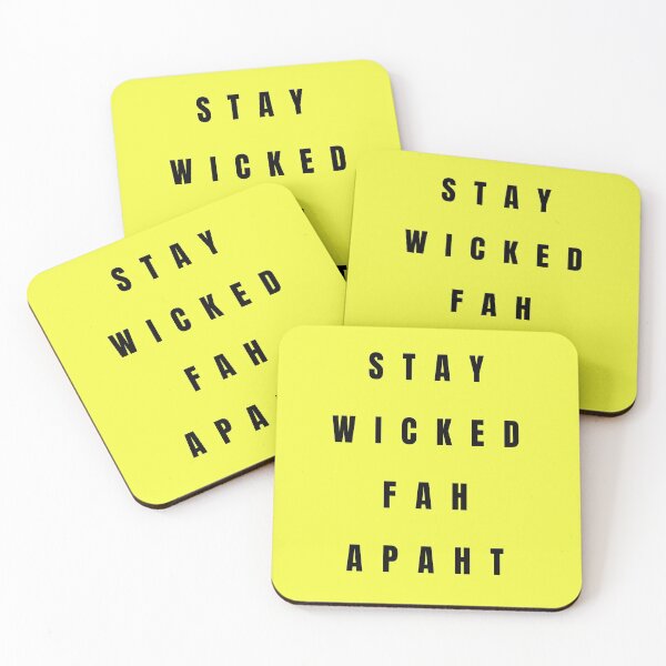 Item preview, Stay Wicked Fah Apaht New England Social Distancing designed and sold by StudioTina.
