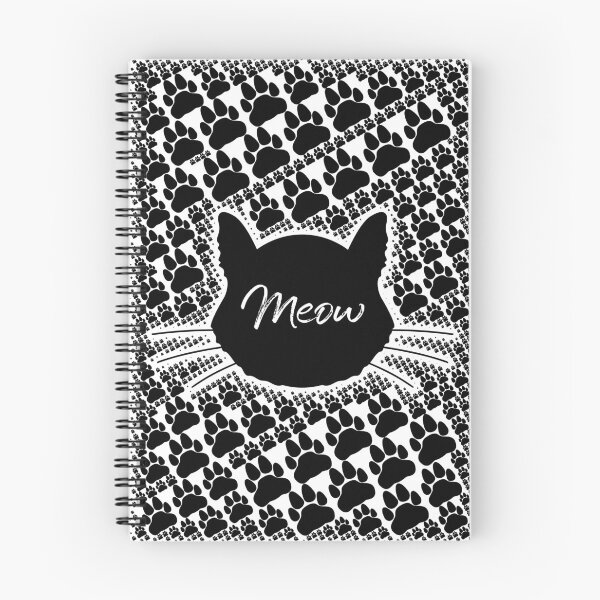 Item preview, Meow Cat And Paw Print designed and sold by MarkTees.