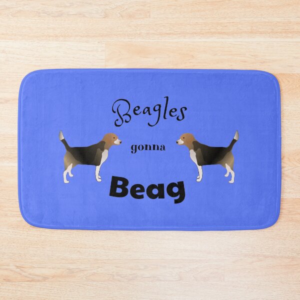 Item preview, Beagles Gonna Beag- Funny Beagle Meme Design (on blue) designed and sold by Davey's Designs.
