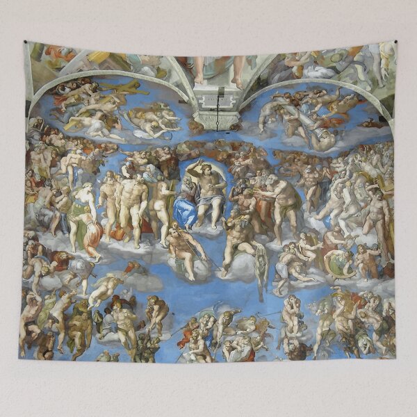 Item preview, The Last Judgement by Michelangelo designed and sold by VikingRunes.