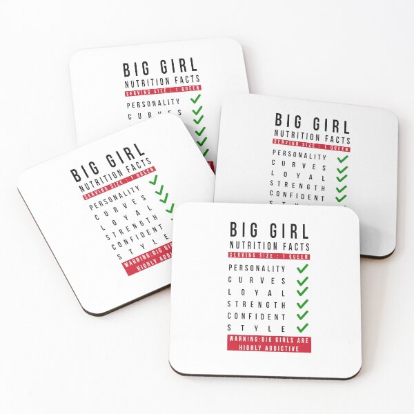Item preview, Big Girl Nutrition Facts designed and sold by Smart Side.