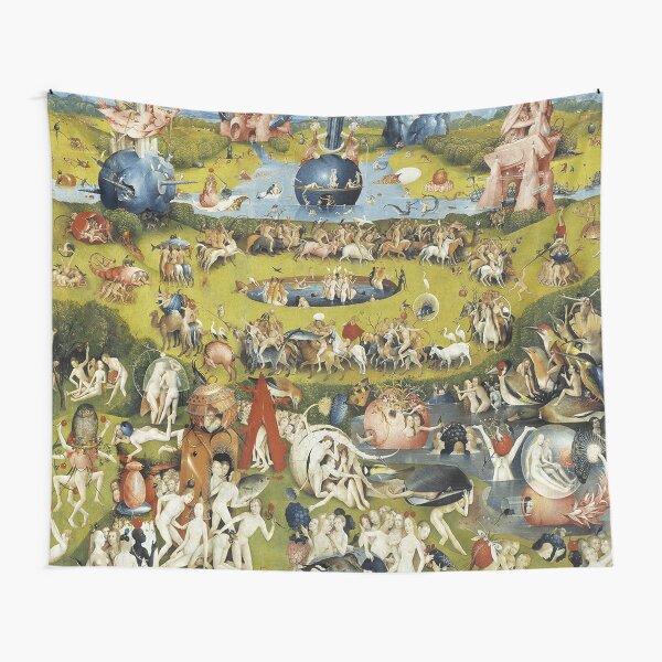 Vista previa del artículo con la obra «El jardín de las delicias de Hieronymus Bosch», diseñado y vendido por VikingRunes.
