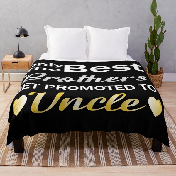 Item preview, only the best brothers get promoted to uncle glass funny gift idea for uncle gold color designed and sold by khalidelk.