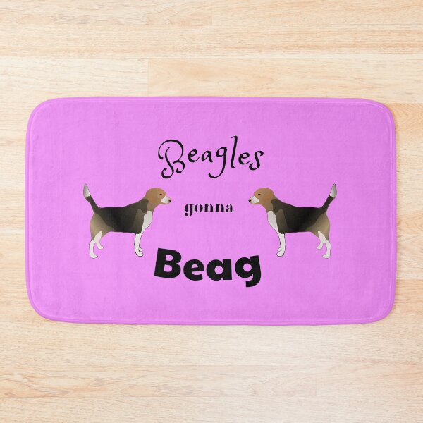 Item preview, Beagles Gonna Beag- Funny Beagle Meme Design (on pink) designed and sold by Davey's Designs.