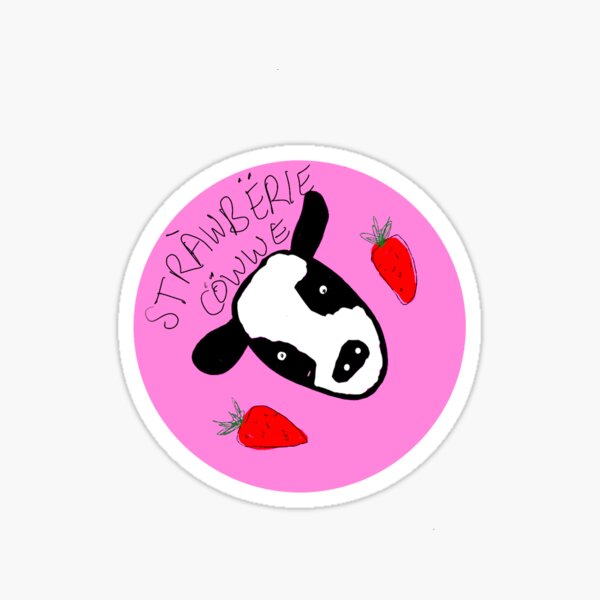 Item preview, Strawberry cow light pink designed and sold by anniesalvi.