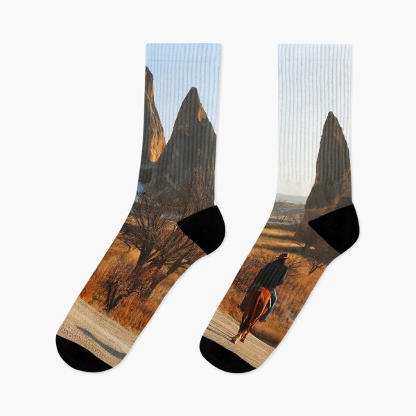 Item preview, Cowboy on horseback in desert designed and sold by gbgvphotography.