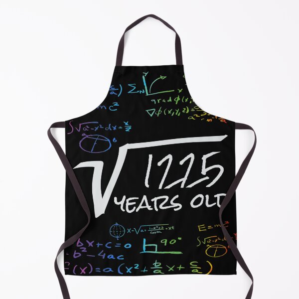 Item preview, Funny 35th Birthday Math Design - Square Root of 1225 : 35 Years Old designed and sold by Designamics.