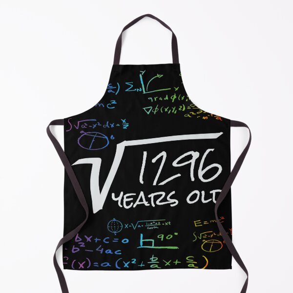 Item preview, Funny 36th Birthday Math Design - Square Root of 1296 : 36 Years Old designed and sold by Designamics.