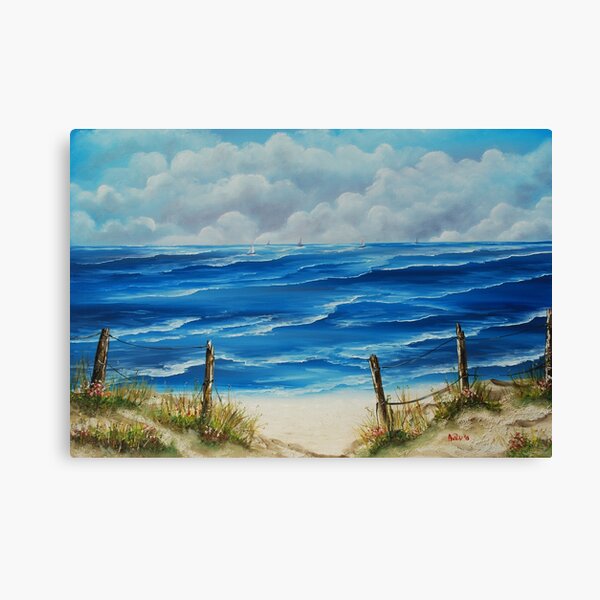 Fanore Beach, County Clare - oil painting Canvas Print