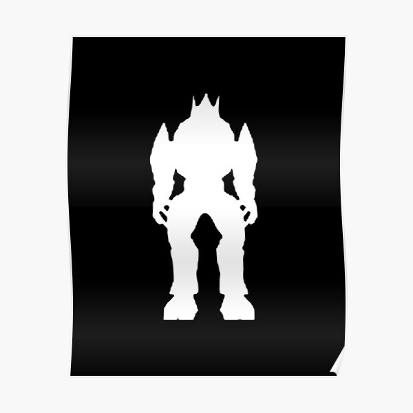 Halo Elite Posters Redbubble - elite dark warriors logo black background roblox