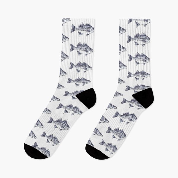 Item preview, Striped Bass Fish Illustration "Walter" designed and sold by Michelebuttons.