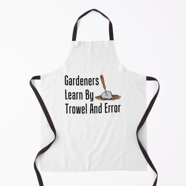 Item preview, Gardeners Learn By Trowel And Error Cartoon Pun designed and sold by jaycartoonist.