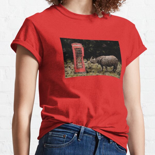 Item preview, Wrong Number - Rhino vs Phone Booth designed and sold by Galen Valle.