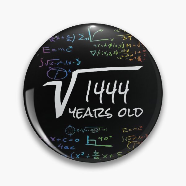 Item preview, Funny 38th Birthday Math Design - Square Root of 1444 : 38 Years Old designed and sold by Designamics.
