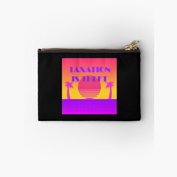 Item preview, Taxation Is Theft Retro Sunset designed and sold by luscious-lance.