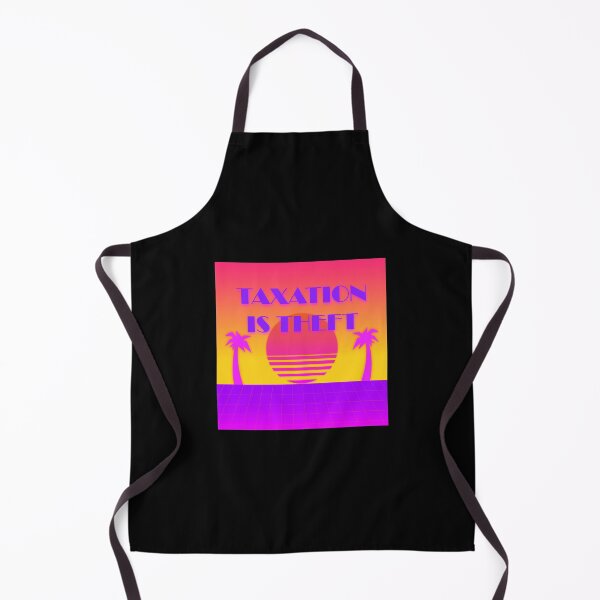 Item preview, Taxation Is Theft Retro Sunset designed and sold by luscious-lance.