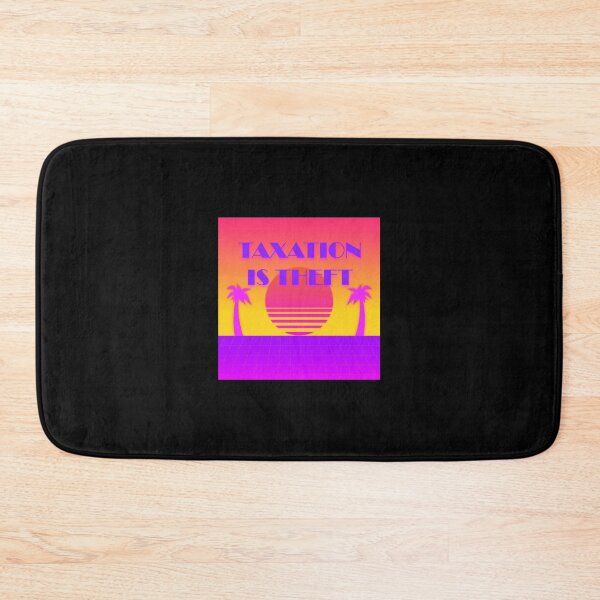 Item preview, Taxation Is Theft Retro Sunset designed and sold by luscious-lance.