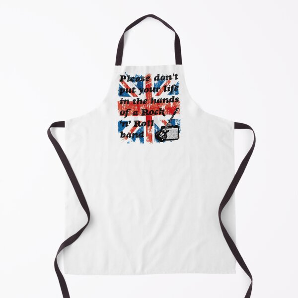 Item preview, Please don't put your life in the hands of a Rock ‘n’ Roll band | Oasis | Lyrics | Union Jack designed and sold by SJ Designs.