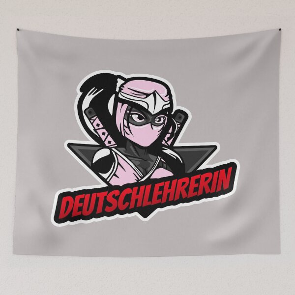 Item preview, Assassin Ninja Version German Teacher Female Deutschlehrerin designed and sold by Time4German.