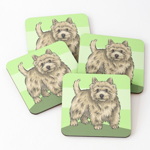 Item preview, Norwich Terrier | Cute Dog Art | Green Background designed and sold by shirinsart.