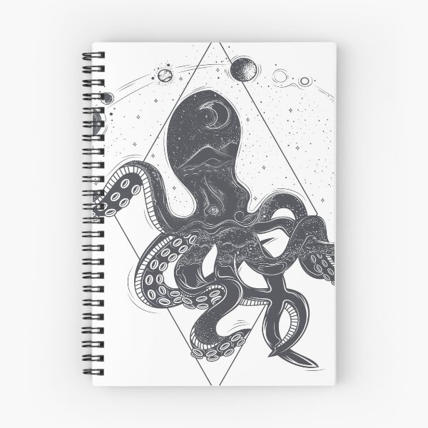 Item preview, Black Octopus Juggling Universe designed and sold by noirty.