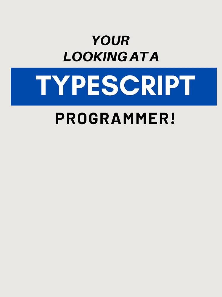 Thumbnail 6 of 6, Premium Oversized Hoodie, Looking Typescript Programmer designed and sold by fullstackdev25.