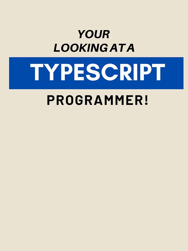 Thumbnail 4 of 4, Relaxed T-Shirt, Looking Typescript Programmer designed and sold by fullstackdev25.
