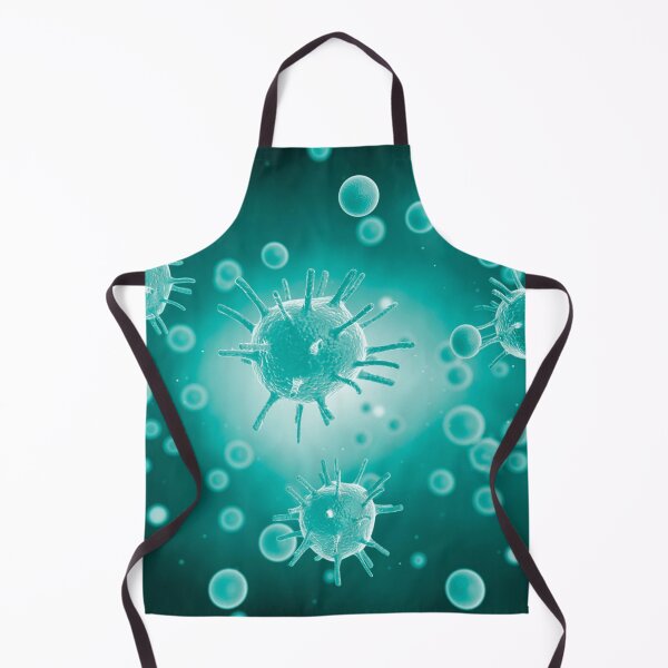 Item preview, SPACEY VIRUS SLIDE Pattern MICROSCOPE CELLS Image PHOTO...Micro designed and sold by Hippiesole.