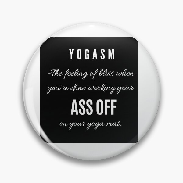 Item preview, "YOGASM" Funny Yoga Statement designed and sold by crizzysketch.