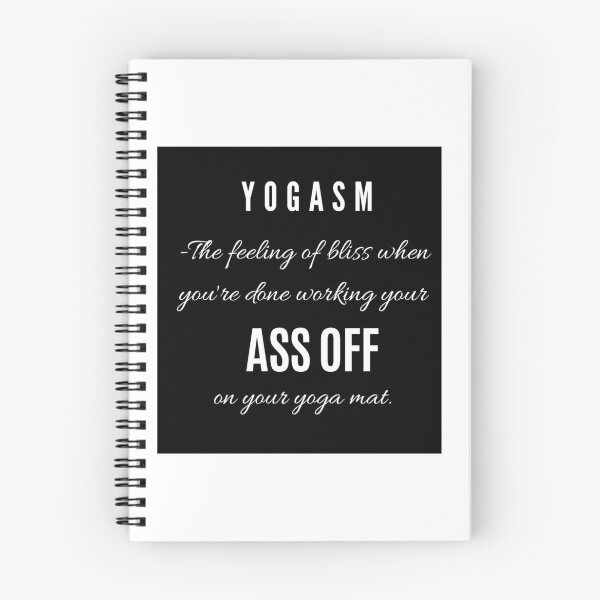 Item preview, "YOGASM" Funny Yoga Statement designed and sold by crizzysketch.