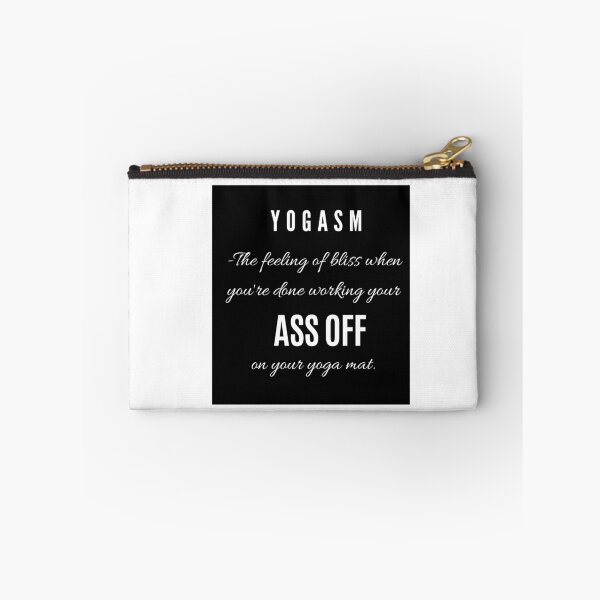 Item preview, "YOGASM" Funny Yoga Statement designed and sold by crizzysketch.