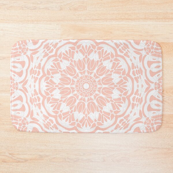Item preview, Fresh Coral Mandala designed and sold by Kelly Dietrich Mandala & Fractal Art.