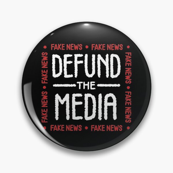 Item preview, Defund the media Fake news designed and sold by Zagach Letters.