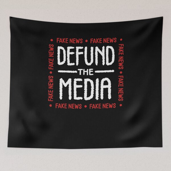 Item preview, Defund the media Fake news designed and sold by Zagach Letters.