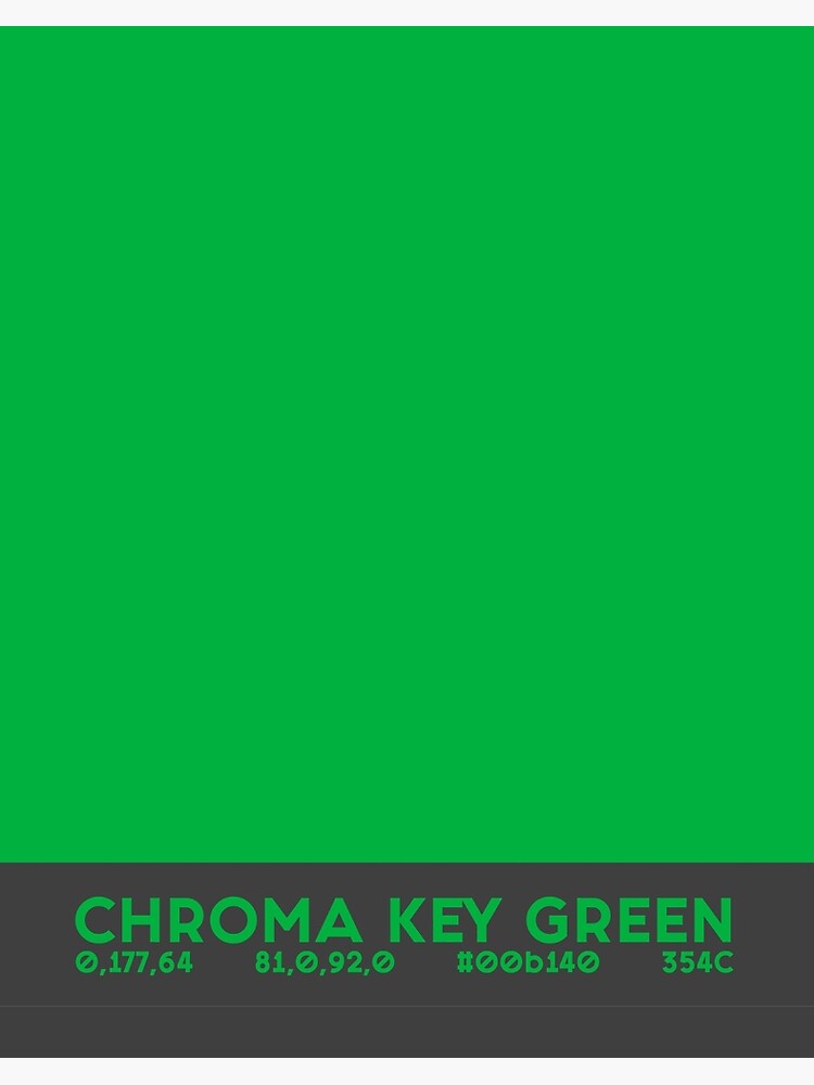 PANTALLA VERDE Fondo de croma verde | Lámina rígida