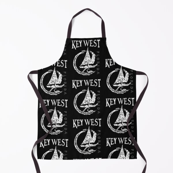 Item preview, Key West Florida Sailboat Big Wave, Black Distressed, Florida Keys Beach designed and sold by ArtByBollwitt.