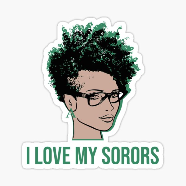 I Love My Sorors Alpha Light Sticker