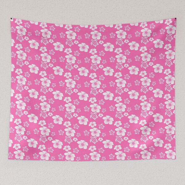 Item preview, Pink Hibiscus Honu Hawaiian Pattern designed and sold by BailoutIsland.
