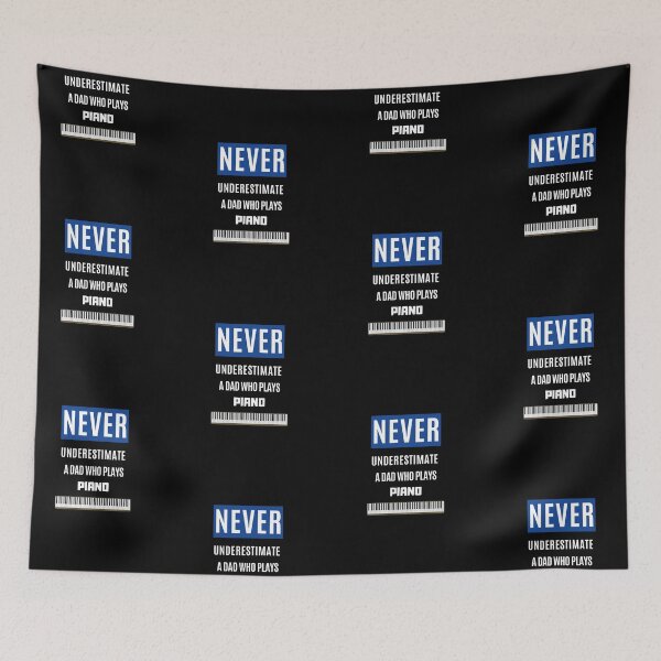 Item preview, Never Underestimate A Dad Who Plays Piano. designed and sold by Aminovak.